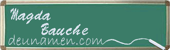 Magda Bauche Visitenkarte
